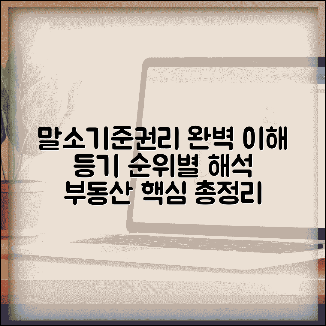 말소기준권리 개념 총정리 | 부동산 등기부상 말소기준권리 해석 | 등기 순위별 말소 원리 완벽 이해