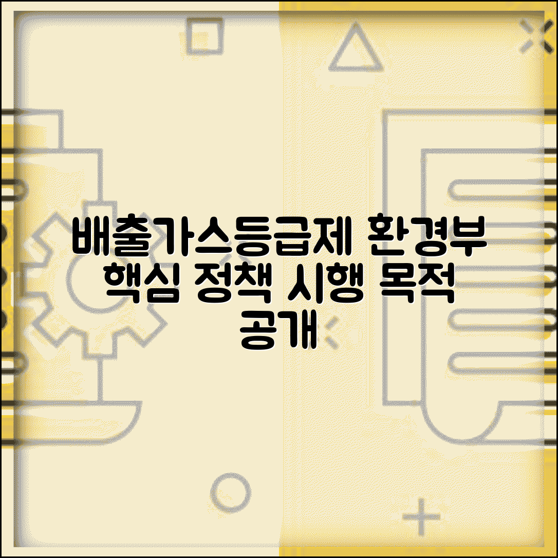 환경부 배출가스등급 정책 | 배출가스등급제 시행 목적