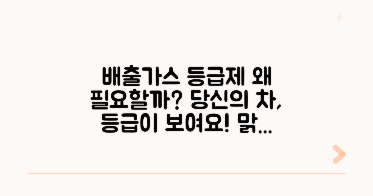 배출가스 등급제, 왜 필요할까?