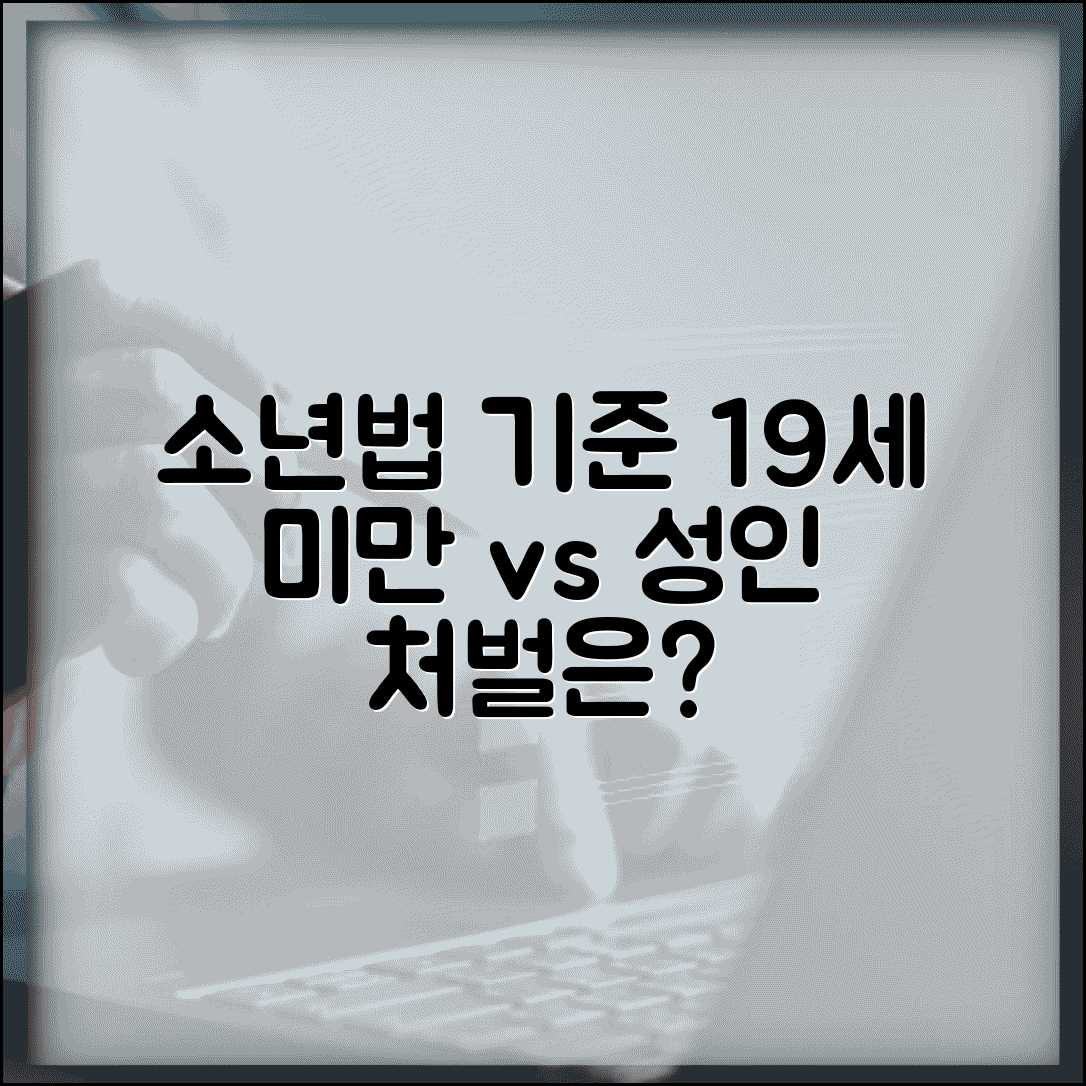 소년법 적용 기준 | 19세 미만 소년범 처분과 성인 형사처벌 차이