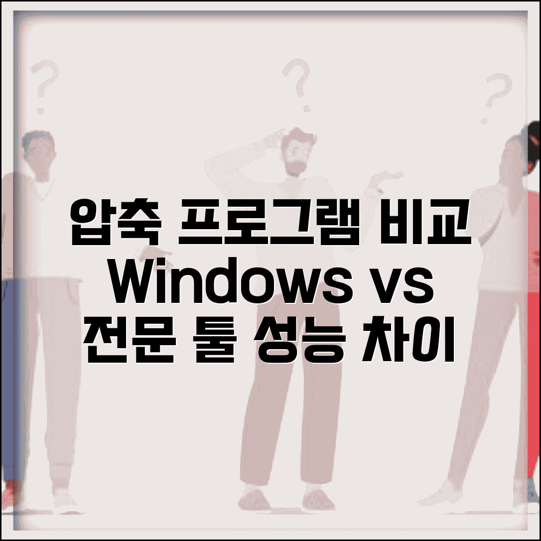 ZIP 압축풀기 프로그램 비교 | Windows 기본 기능 vs 전문 압축 도구 성능 차이 분석