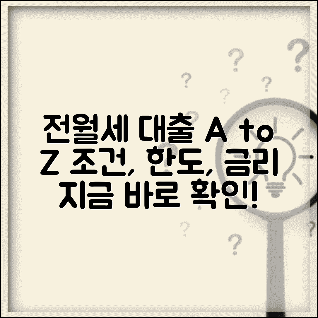 전월세대출 조건 | 전세 월세 자금대출 한도와 금리 비교