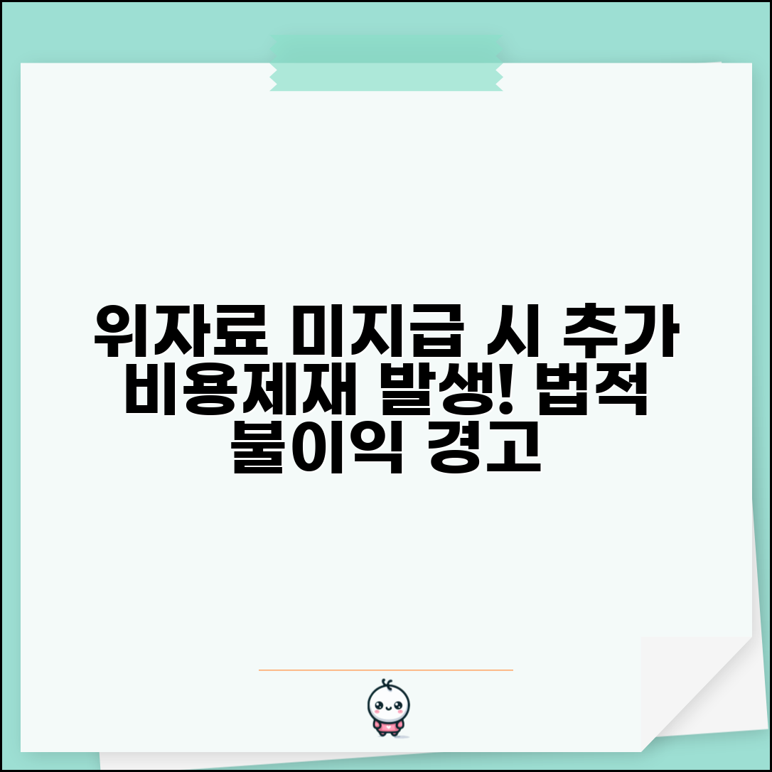 위자료 안주면 생기는 불이익 | 채무불이행에 따른 추가 비용 및 제재