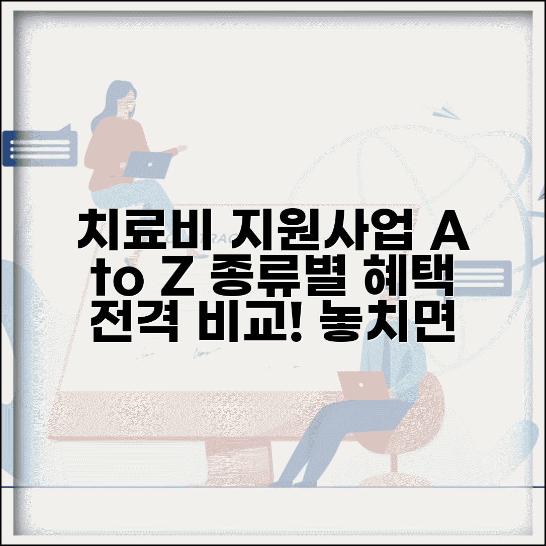 치료비지원사업 종류별 비교 | 각종 치료비 지원 프로그램 혜택 분석