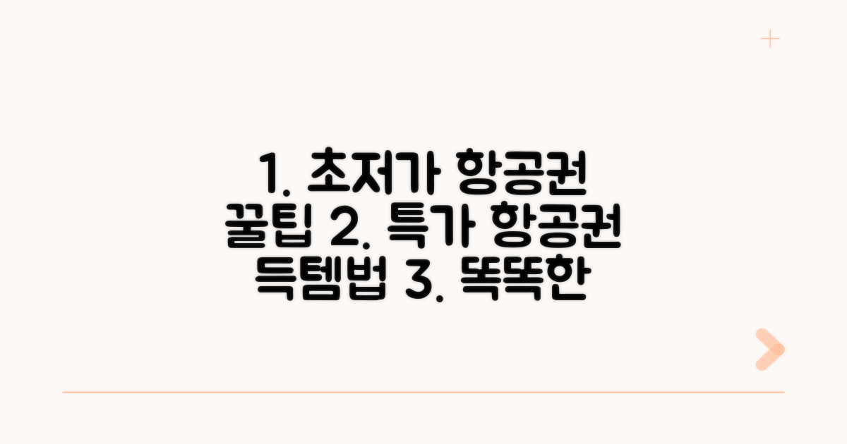 현명한 항공권 예약 방법