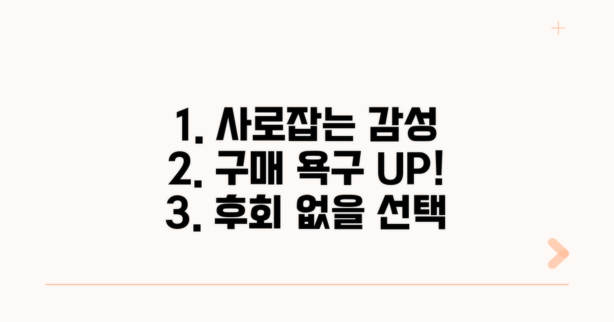 감성 문구, 구매 욕구 자극하기