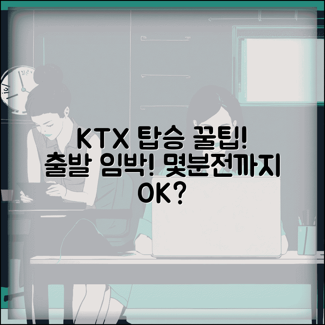 KTX 몇분전 도착 | 기차 출발 몇분전까지 탑승
