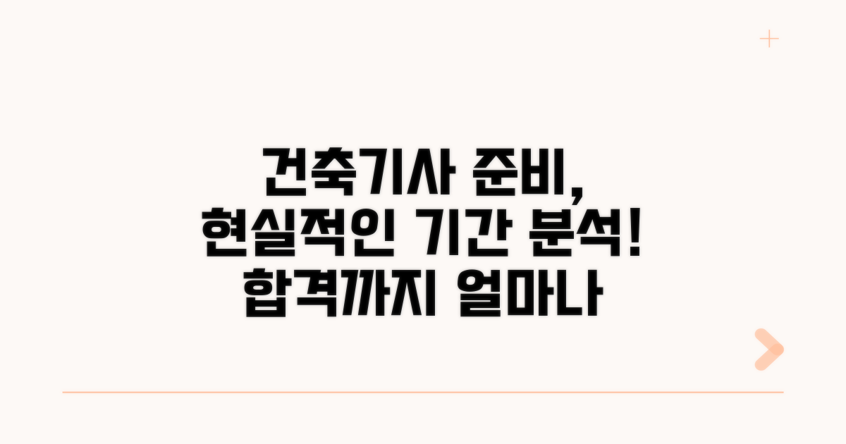 건축기사 준비 기간 현실 분석