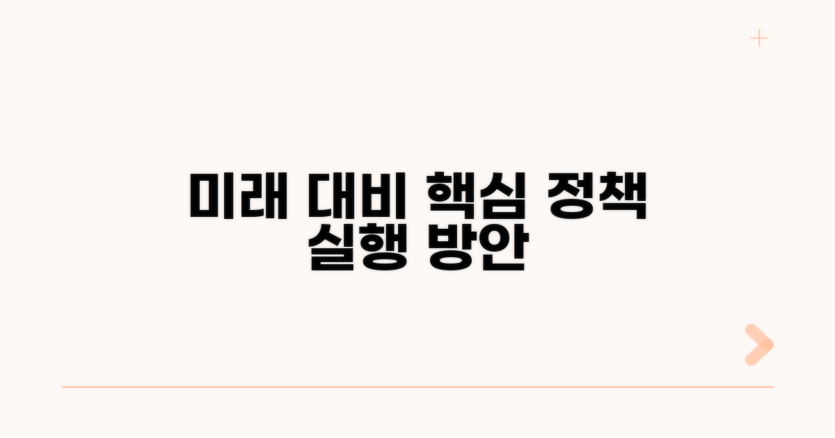 미래 대비 정책 및 대응 방안