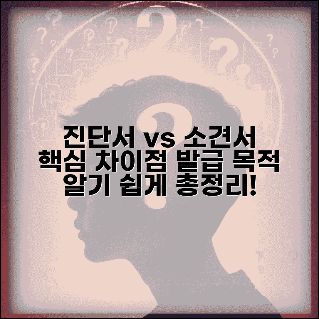 진단서 소견서 구분 | 의료 서류 차이점과 발급 목적별 선택 방법 총정리