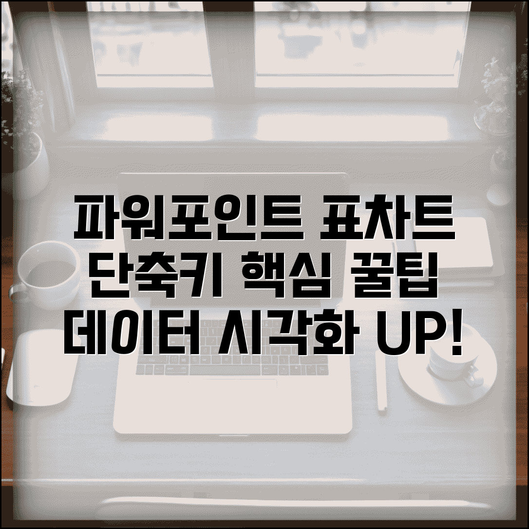파워포인트 표 차트 단축키 | 데이터 시각화 효율 높이는 꿀팁 모음