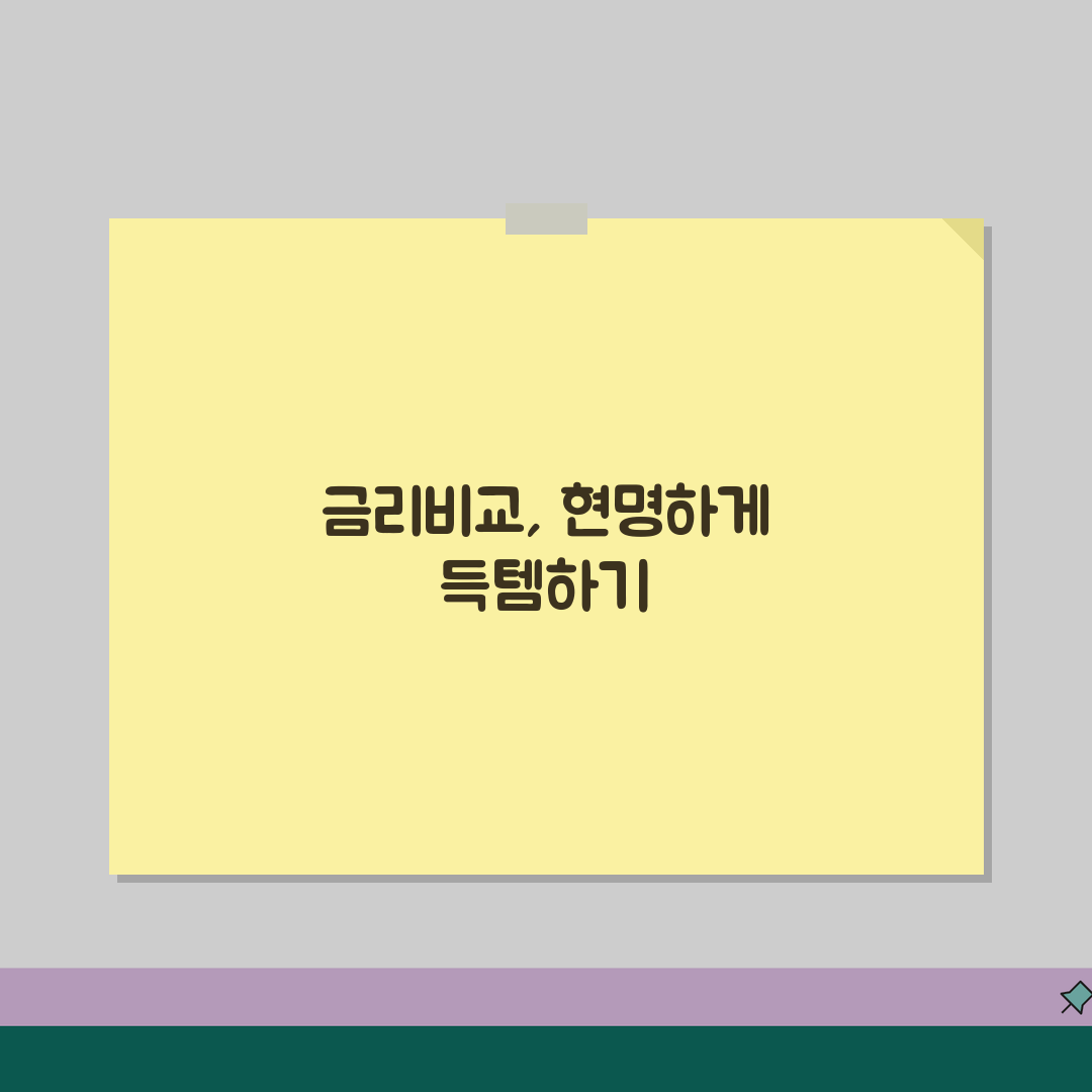 금리비교사이트 추천 | 예적금 대출 금리 한눈에 비교 사이트 꿀팁 공유할게요